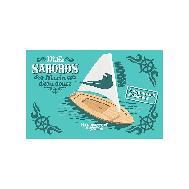 Voilier en bois "Mille Sabords" - Manufacture en Famille