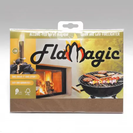 Allume-feu naturel barbecue et cheminée - FlaMagic