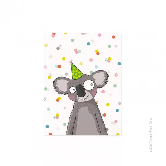 Affiche koala - Série-Golo