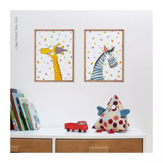 Affiche Girafe - Série-Golo
