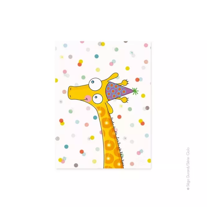 Affiche Girafe - Série-Golo