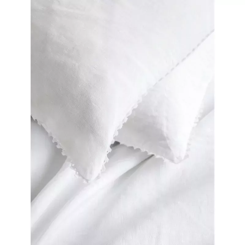 Taie d'oreiller lin Nouvelle Vague - Alexandre Turpault - Aube