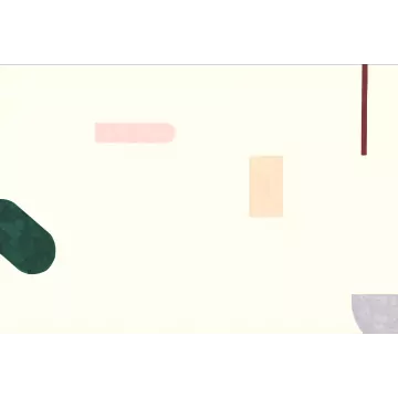 Papier peint Géométrie Lilas - Season Paper x Heju