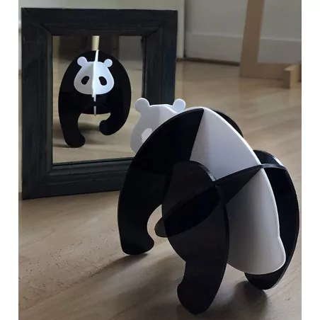 Panda en plexiglas à assembler soi-même - Les Alsaciens de Paris