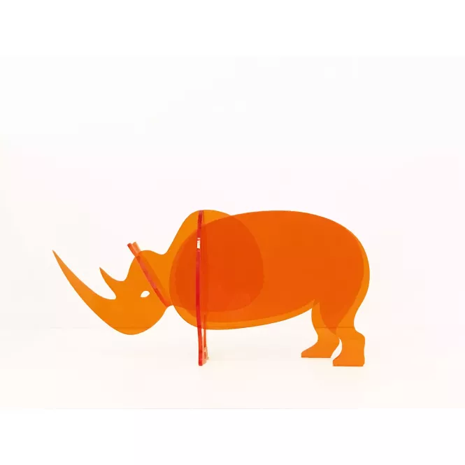 Rhinocéros en plexiglas à assembler soi-même - Les Alsaciens de Paris