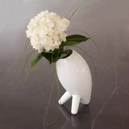 Vase en porcelaine blanche design Fétichiste - Extranorm