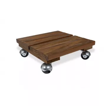 Roule plante en bois carré S - Louis Moulin