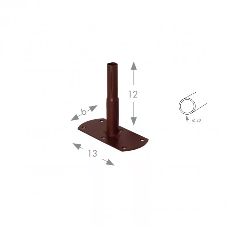 Pack de 4 pieds pour Arches de Jardin - Louis Moulin