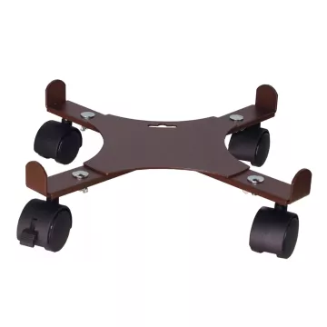 Roule plante EXTENSIBLE 4 roulettes fer vieilli Louis Moulin