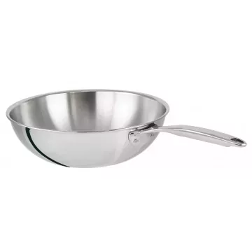 Wok en inox - Castel Pro - Cristel