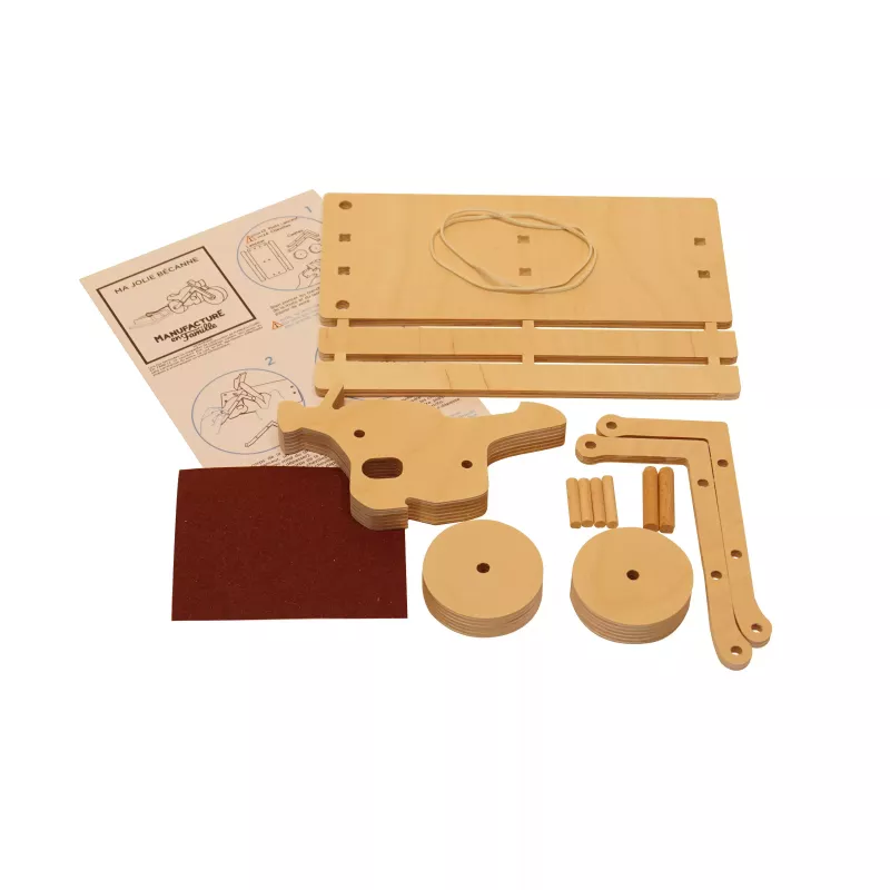 Moto en bois à fabriquer - Manufacture en Famille