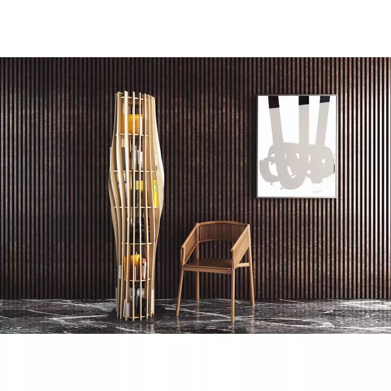 Bibliothèque design en bois Rouah 200 - Piko Edition