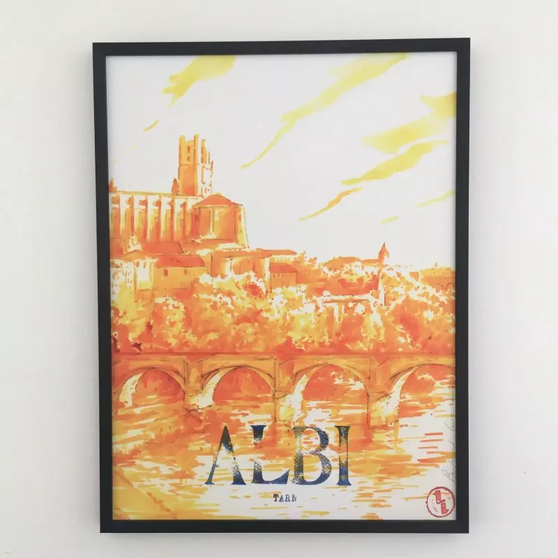 Affiche ville Albi - B&C