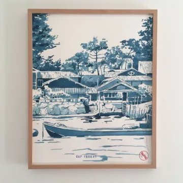 Affiche Cap Ferret – B&C