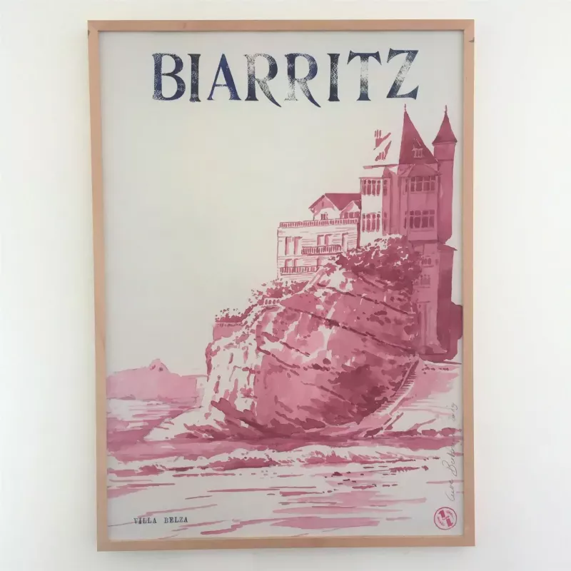 Affiche Villa Belza à Biarritz