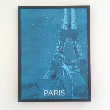 Affiche de la Tour Eiffel Paris - B&C