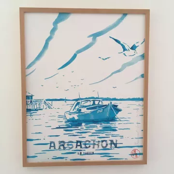 Affiche du Bassin d'Arcachon - B&C