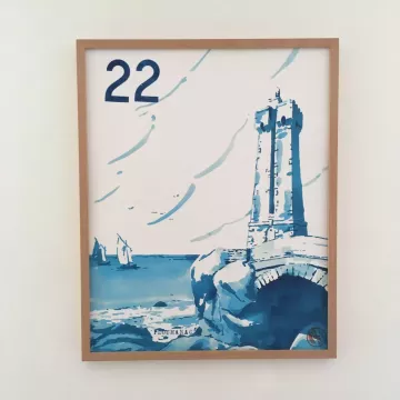 Affiche de Ploumanac'h - B&C