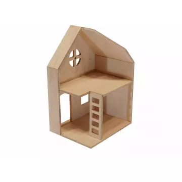 Maison de poupée en bois à fabriquer - Maison d'Archie - Manufacture en Famille