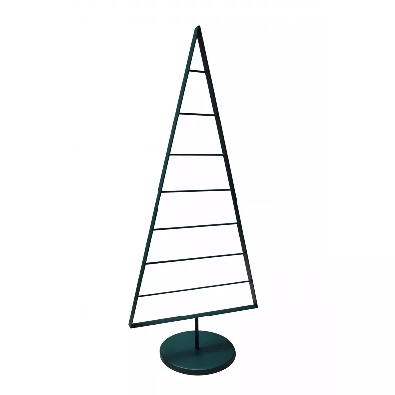 Sapin rotatif vert en métal - Louis Moulin
