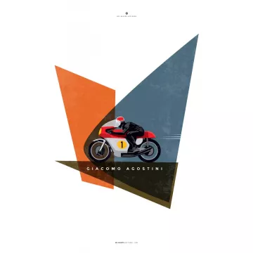 Affiche hommage Agostini - En Double File