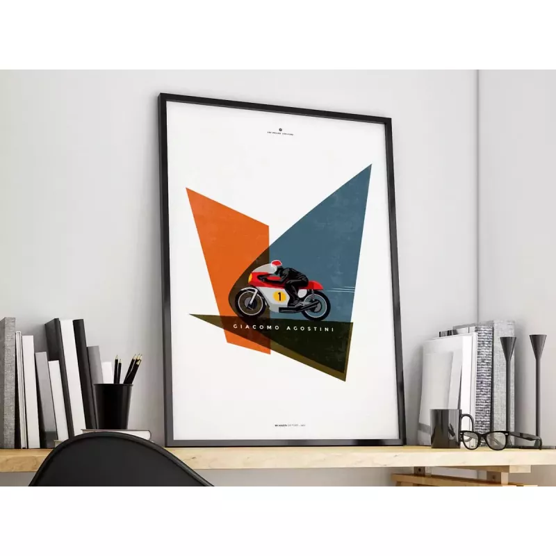 Affiche hommage Agostini - En Double File