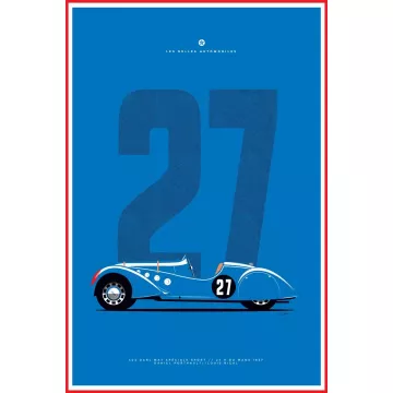 Affiche Peugeot 402 Darl'Mat - En Double File