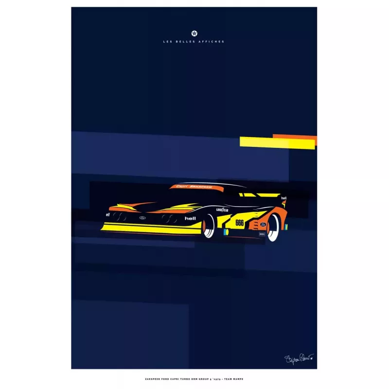 Affiche Ford Capri Groupe 5