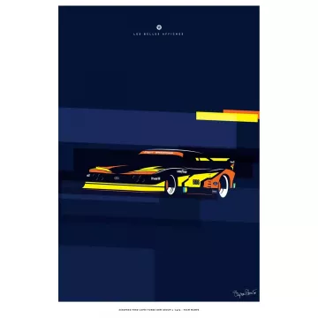 Affiche Ford Capri Groupe 5 - En Double File