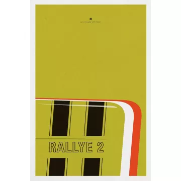 Affiche Simca Rallye 2 - En Double File