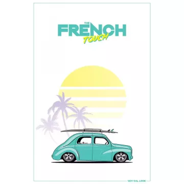 Affiche 4cv French Touch - En Double File