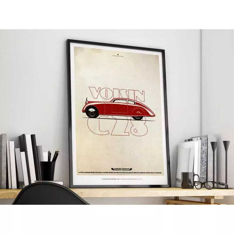Affiche Voisin C28 - En Double File