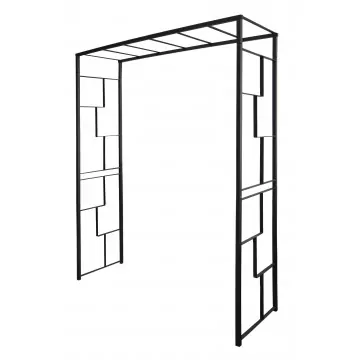 Arche de jardin Linéale anthracite acier - Louis Moulin