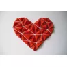 Kit cœur en papier 3D à fabriquer - Owarld