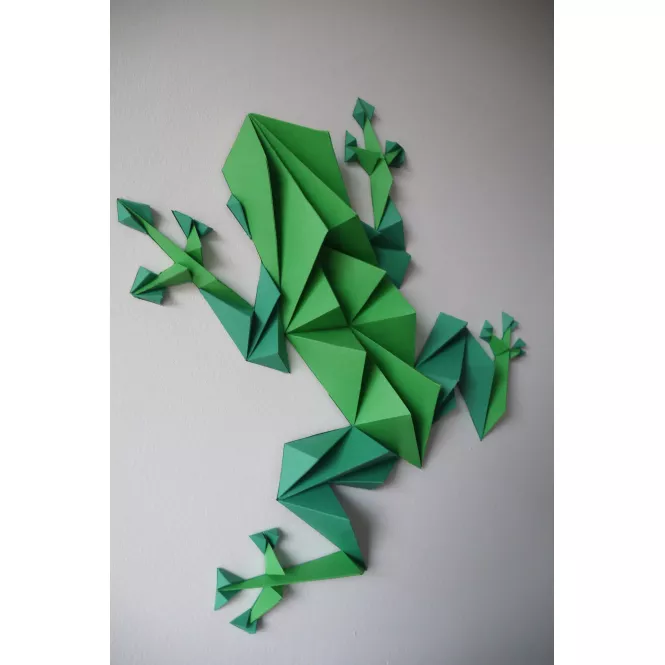 Kit grenouilles en papier 3D à fabriquer - Owarld