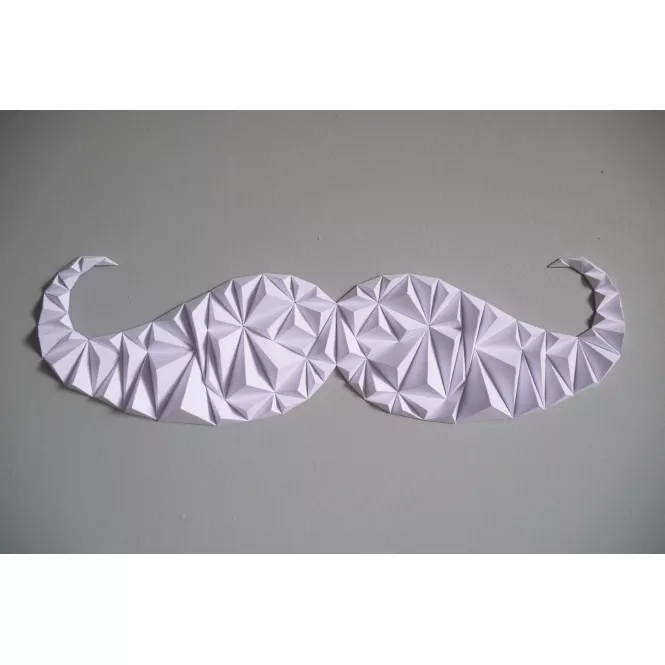 Kit moustache en papier 3D à fabriquer - Owarld