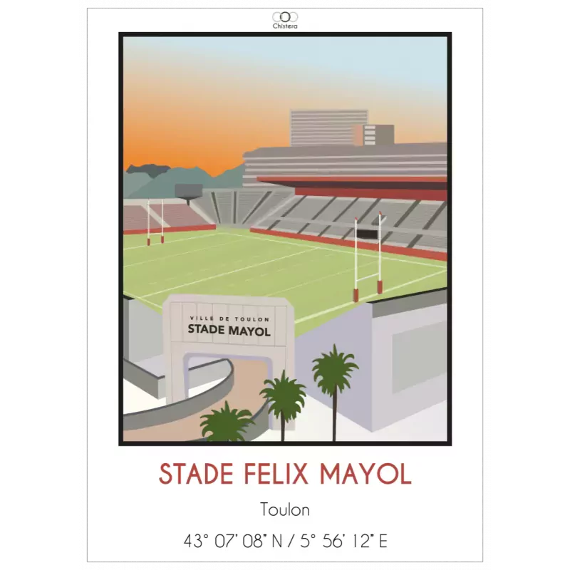 Affiche du stade Félix Mayol - Chistera