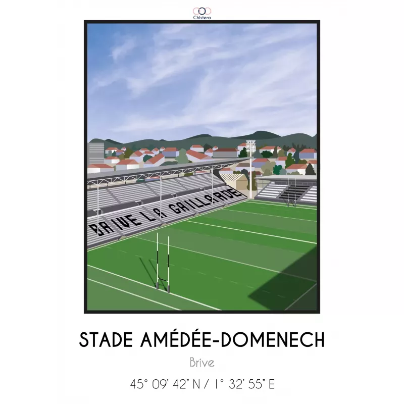 Affiche du stade stade Amédée-Domenech de Brive - Chistera