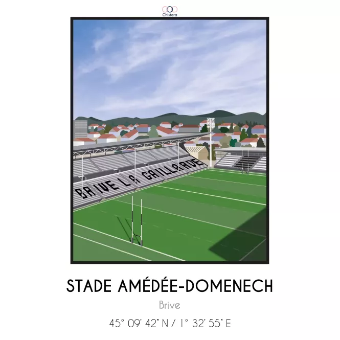 Affiche du stade stade Amédée-Domenech de Brive - Chistera