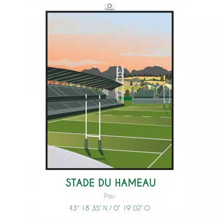 Affiche du stade du Hameau de la Section paloise - Chistera