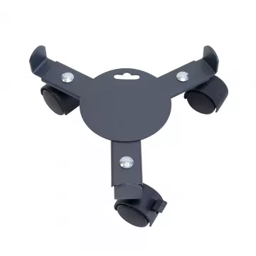 Roule plante EXTENSIBLE 3 roulettes anthracite Louis Moulin