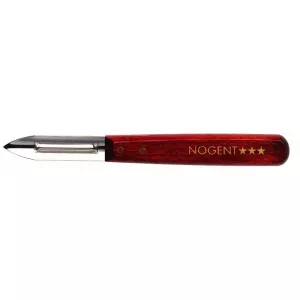 Coffret De 3 Couteaux Et Un éplucheur - Manche Bois Par Nogent 3