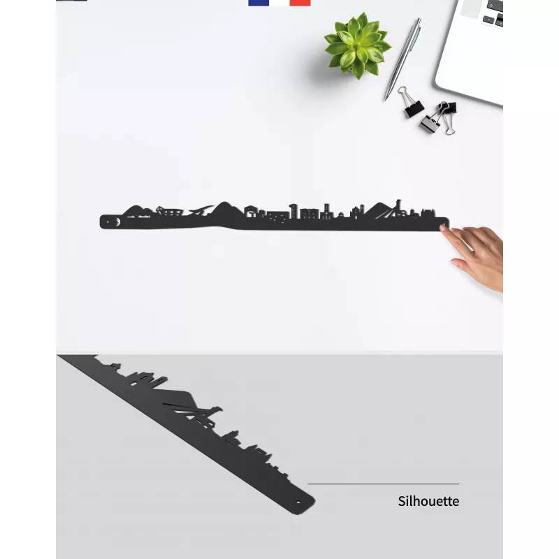 Silhouette murale ville de Saint Etienne – Je Suis Art.