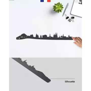 Silhouette murale ville de Clermont-Ferrand – Je Suis Art.