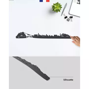 Silhouette murale ville de Grenoble – Je Suis Art.