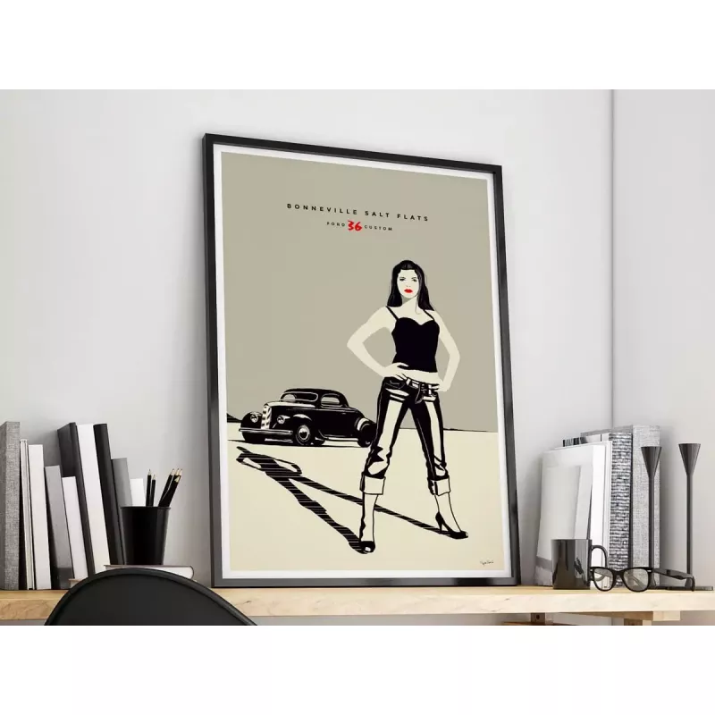 Affiche de la Ford 36 Custom - En Double File