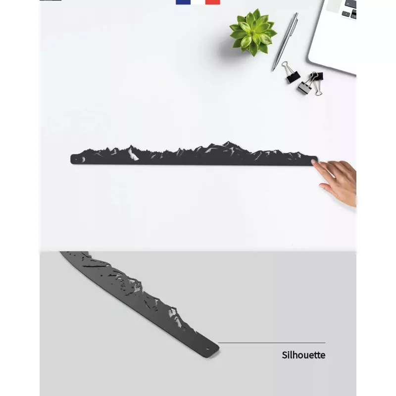 Silhouette murale du Mont Blanc – Je Suis Art.