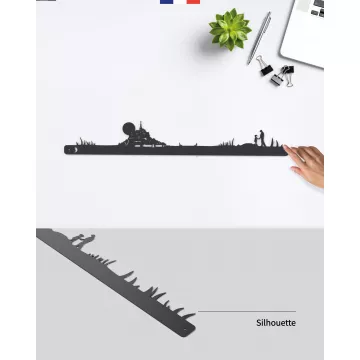 Silhouette murale du Mont Saint Michel – Je Suis Art.