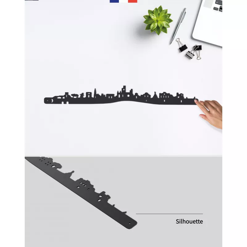 Silhouette murale ville de Montpellier – Je Suis Art.