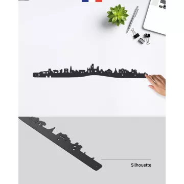 Silhouette murale ville de Montpellier – Je Suis Art.